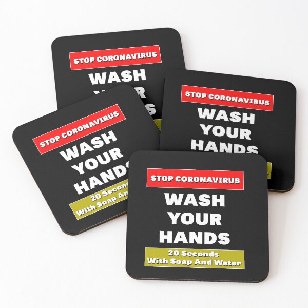 Item preview, CoronaVirus Wash Your Hands With Soap and Water for 20 Seconds designed and sold by Thingy72.