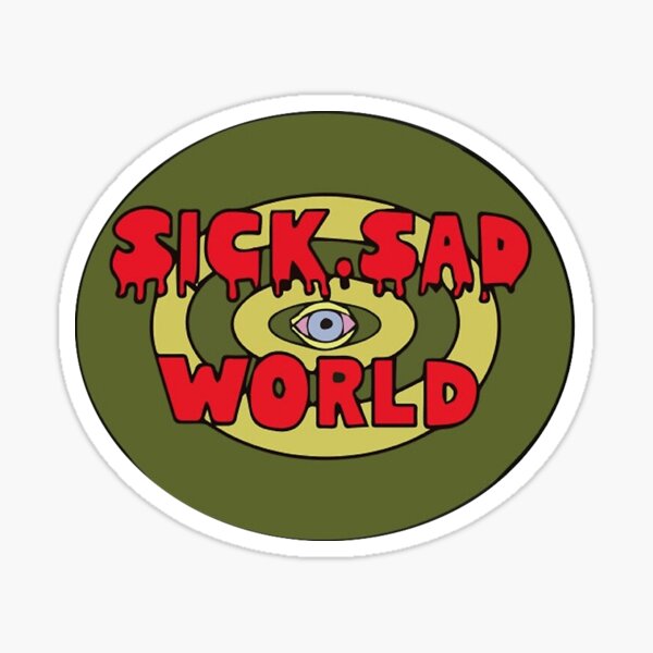 sick sad world Daria Sticker