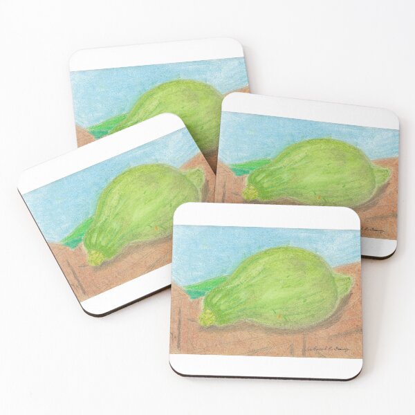 Item preview, Farm Stand: Blue Hubbard Squash [Chalk Pastel] designed and sold by Nathaniel E. Dearing.