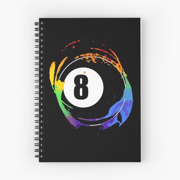 Item preview, Colorful 8-ball Billiard Design designed and sold by Mayhill.