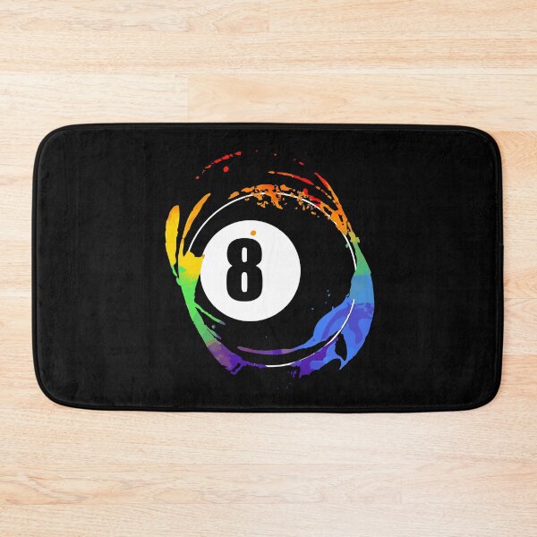 Item preview, Colorful 8-ball Billiard Design designed and sold by Mayhill.