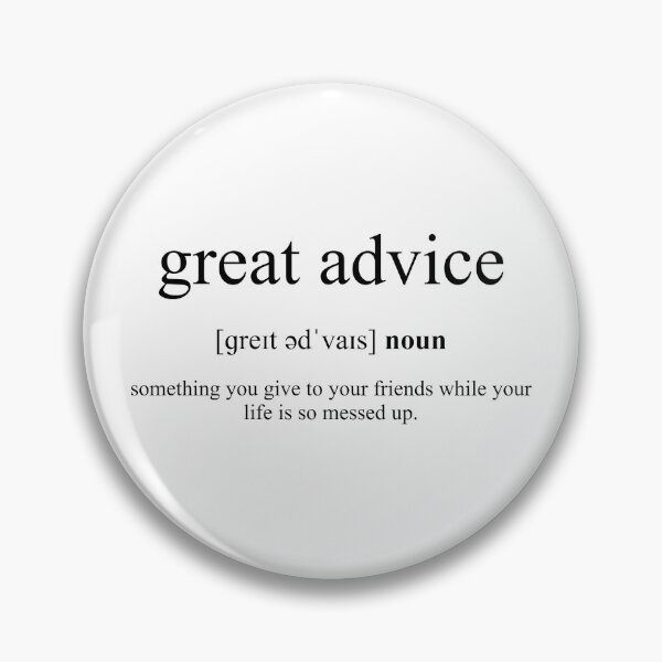 Item preview, Great Advice Definition | Dictionary Collection designed and sold by Designschmiede.