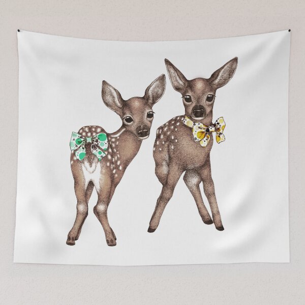 Item preview, Red Deer Fawns designed and sold by Perrin Le Feuvre.