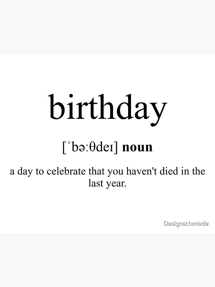 birthday-definition-dictionary-collection-poster-for-sale-by