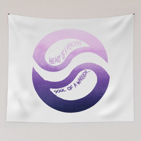 Item preview, Heart of a Princess - Soul of a Warrior designed and sold by NatLeBrunDesign.