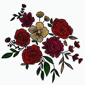 Artwork thumbnail, Floral Pattern . by Rudravi