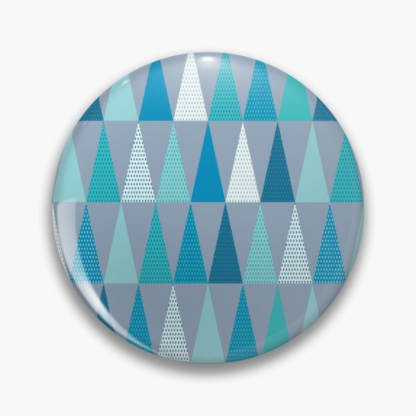 Item preview, Aqua Triangles Pattern - Eat Well, Travel Often designed and sold by Daisy Beatrice.