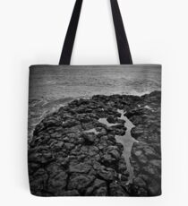 Basalt formations at Don Headlands Tote Bag
