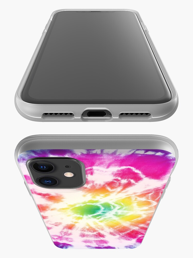 Alternate view of Tie Dye Rainbow Sunburst iPhone Case & Cover