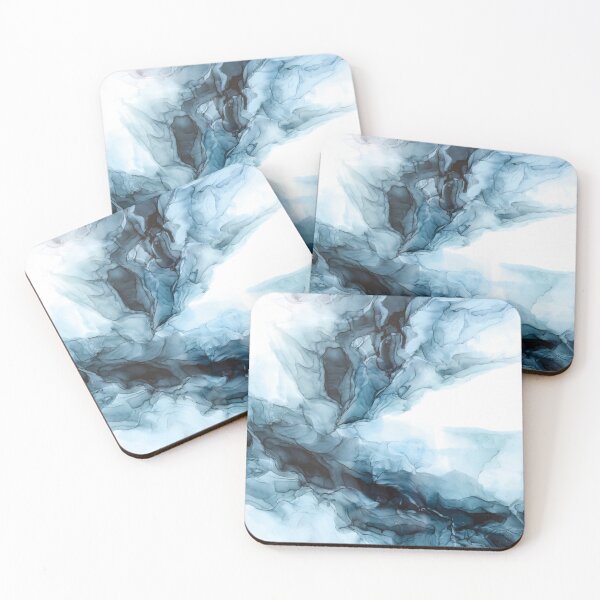 Item preview, Blue Ice Water Phoenix Abstract Painting designed and sold by Elizabeth  Karlson.