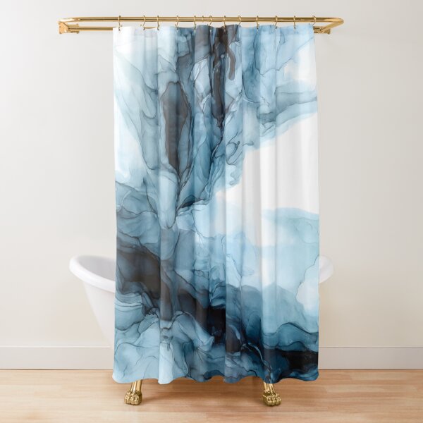 Item preview, Blue Ice Water Phoenix Abstract Painting designed and sold by Elizabeth  Karlson.