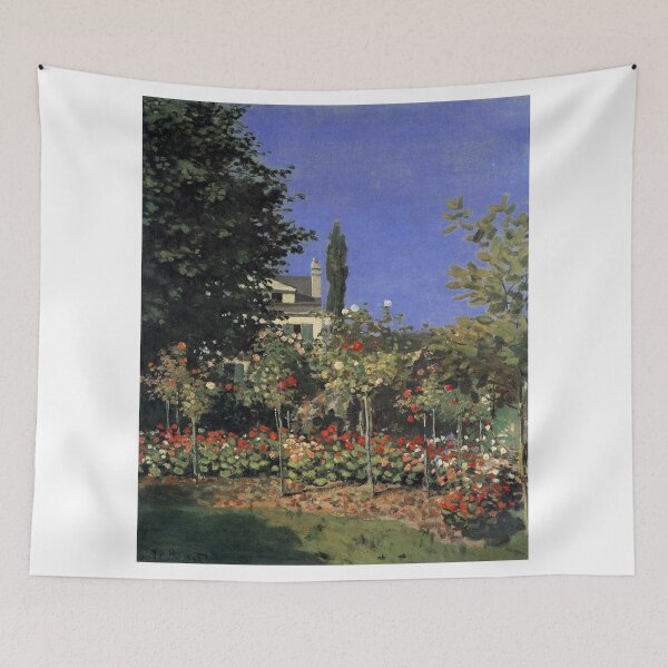 Aperçu de l'œuvre Jardin fleuri à Sainte Adresse - Claude Monet - c1900 créée et vendue par CrankyOldDude.