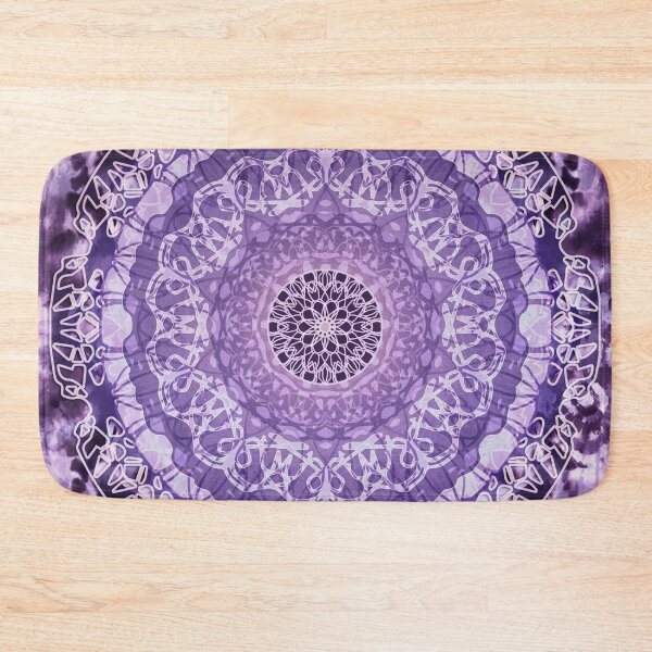 Item preview, Tie-Dye Mandala Jain Purple designed and sold by Nina May Designs.