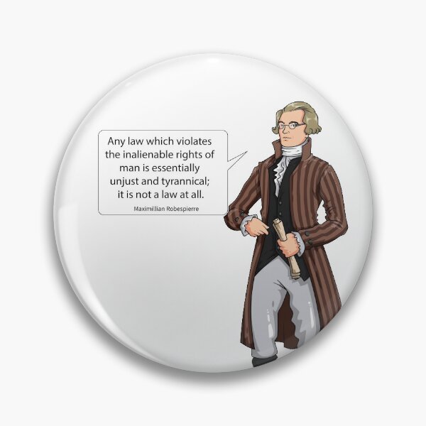 Item preview, Maximilian Robespierre - Quote 1 designed and sold by StedeBonnet.
