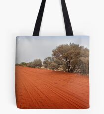 Outback red dirt road Tote Bag