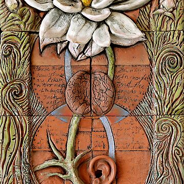Artwork thumbnail, Lotus VII: sense doors - blossoming crown by mona shiber