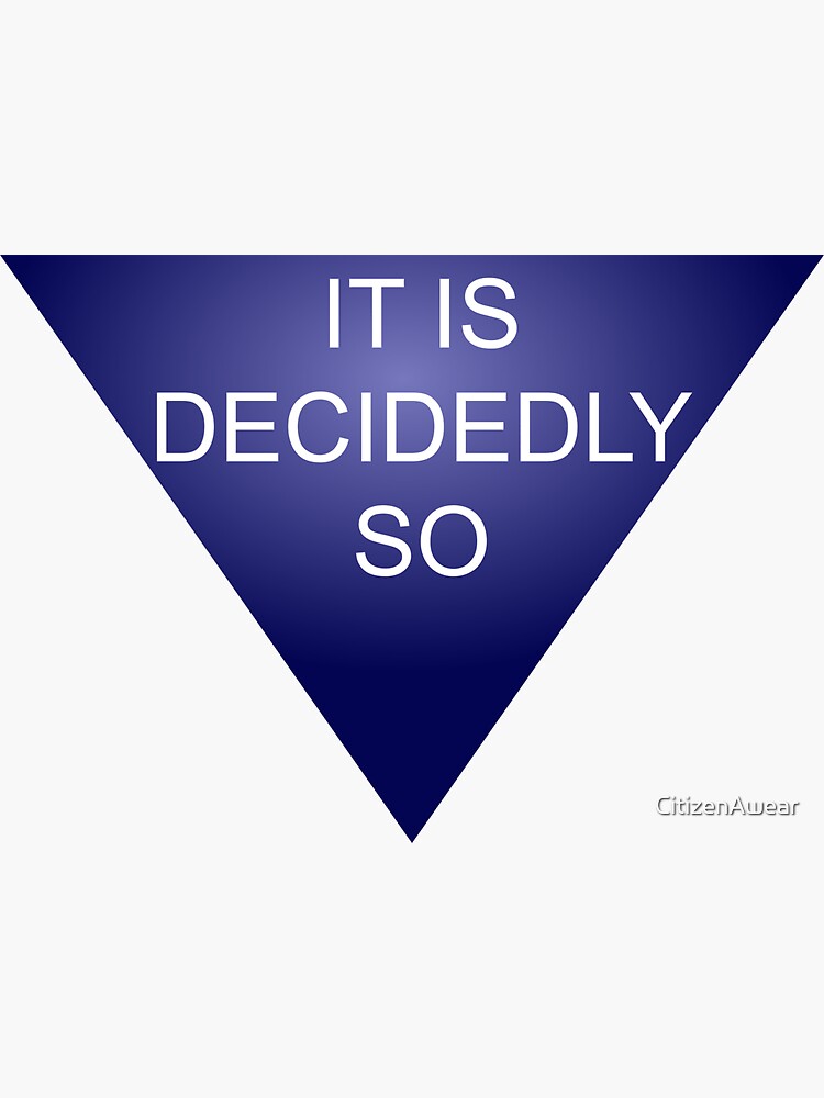 Magic Fortune Teller: It Is Decidedly So!