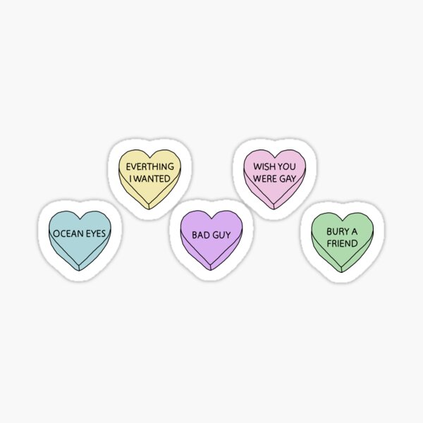 Billie eilish songs Sticker