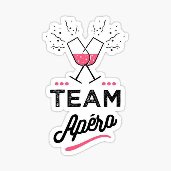 Team apero Femme Sticker