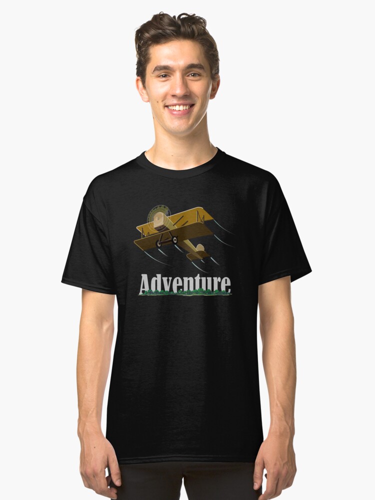 Alternate view of Biplane Island Adventure Classic T-Shirt