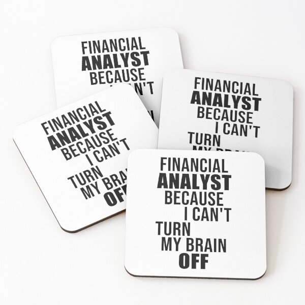 Item preview, Financial analyst designed and sold by likebakerdo.