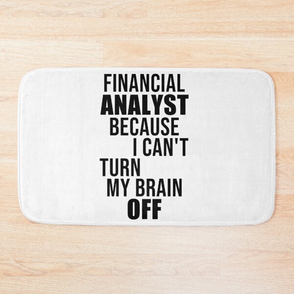 Item preview, Financial analyst designed and sold by likebakerdo.