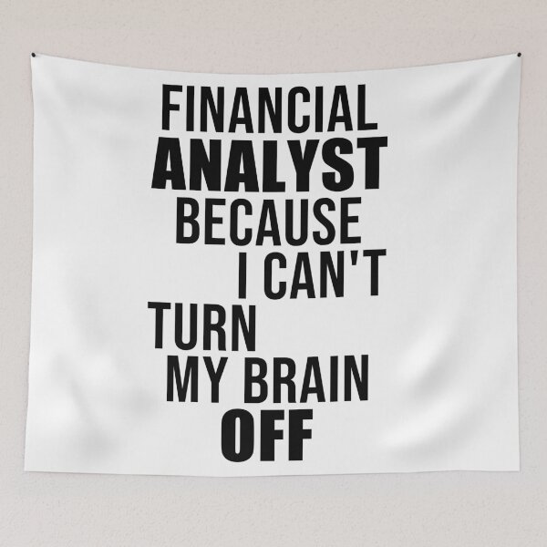 Item preview, Financial analyst designed and sold by likebakerdo.