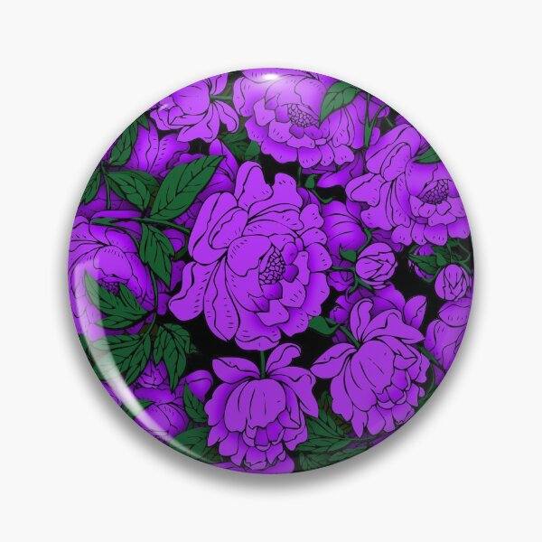 Item preview, Purple Peonies designed and sold by HeadRubble.