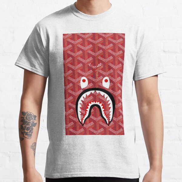 bape red tee