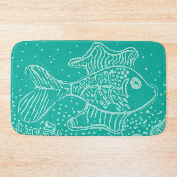 Item preview, Fanciful Mint Green Fish in Ocean designed and sold by Devine-Studios.