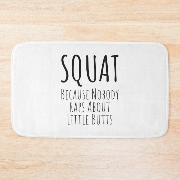 Item preview, Funny Workout Because Nobody Raps About Little Cute Gym quote designed and sold by Minimalist Quotes and Sayings.
