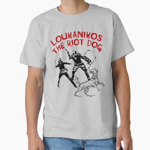 Item preview, Loukanikos The Riot Dog - Anarchist, Socialist, Protest designed and sold by SpaceDogLaika.