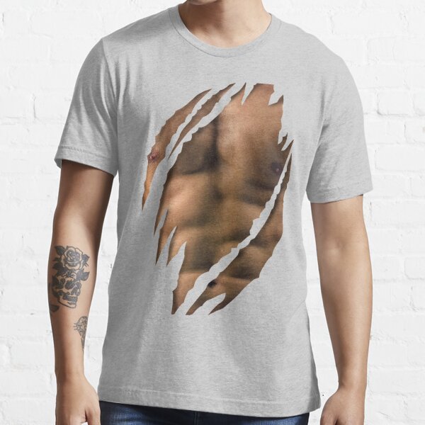 Ripped Abs T Shirts Redbubble - six pack abs six pack t shirt roblox