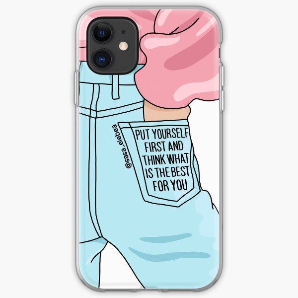 Put yourself first by Sasa Elebea iPhone Soft Case