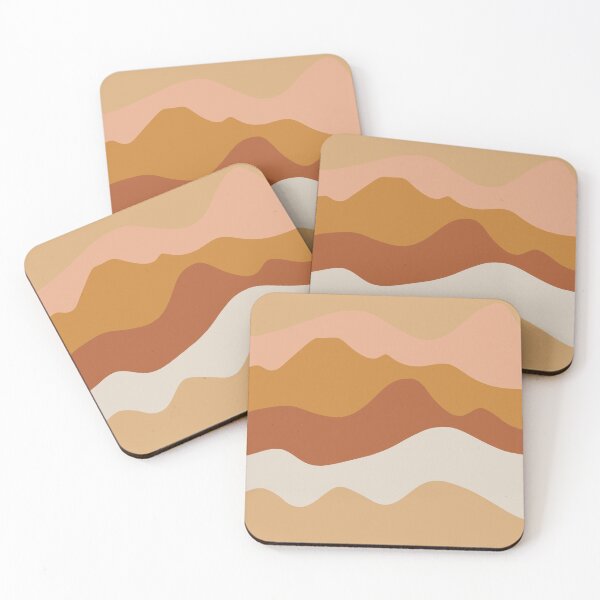 Item preview, Desert Hills Minimalist Boho Abstract in Earth Tones designed and sold by kierkegaard.