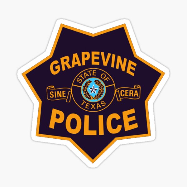 Item preview, Grapevine Texas Police designed and sold by Lawrence Baird.