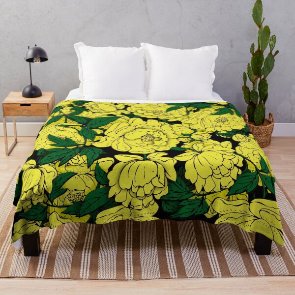 Item preview, Yellow Peonies designed and sold by HeadRubble.