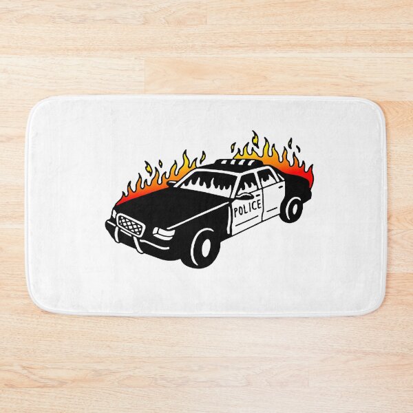Item preview, POLICE CAR ON FIRE designed and sold by CharlieCreator.