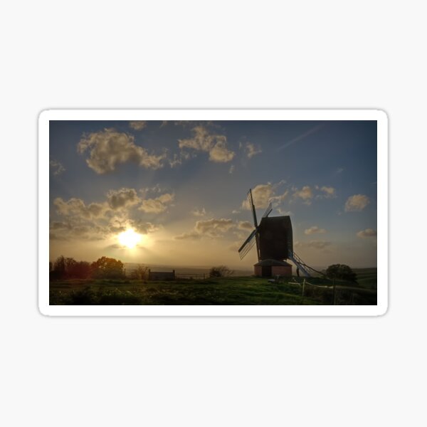 Sahara Sunset, Brill Windmill - 16/10/17 Sticker