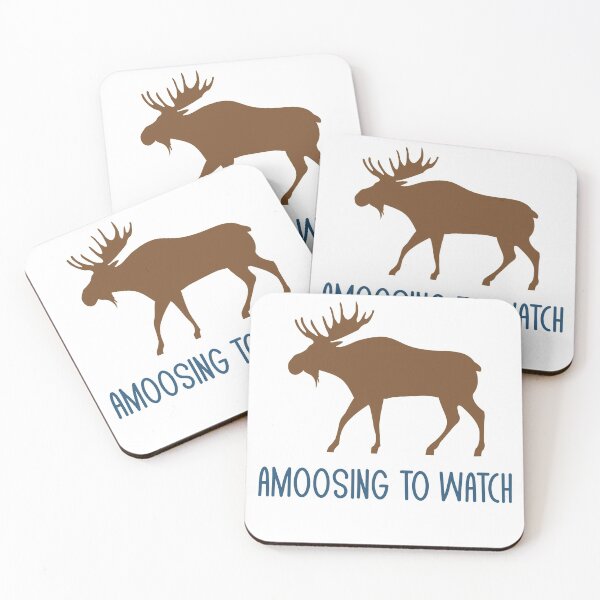 Item preview, Amoosing To Watch Funny Moose Pun Jokes Humor designed and sold by mrsmitful.