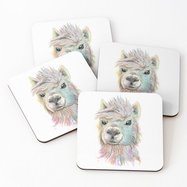 Item preview, Alpaca Splash Watercolor designed and sold by slaterza.