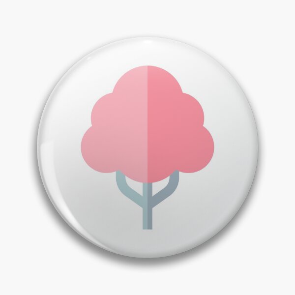 Item preview, pink summer tree icon designed and sold by Lonneketk.