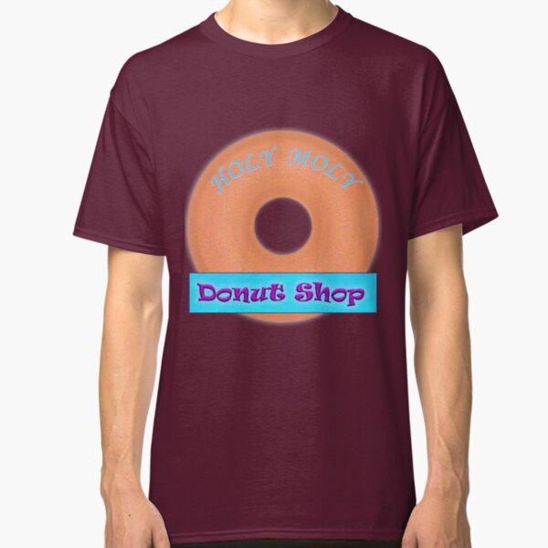 holy moly donut shop shirt