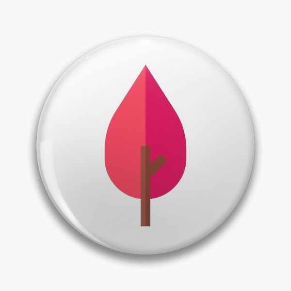 Item preview, pink pine tree icon designed and sold by Lonneketk.