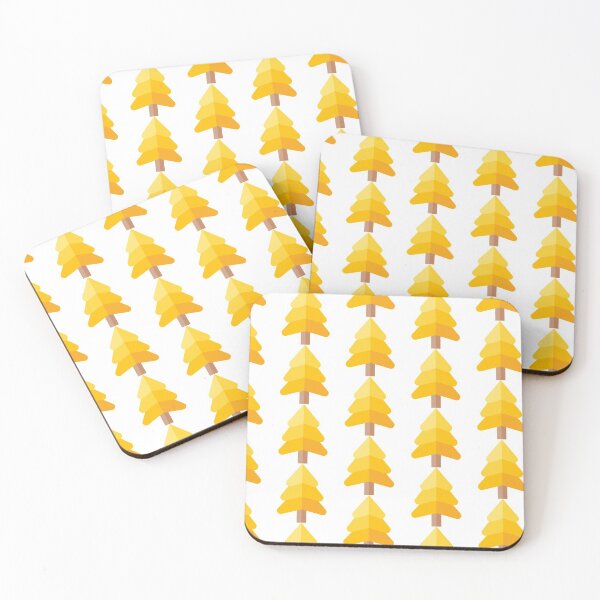 Item preview, yellow pine tree icon designed and sold by Lonneketk.