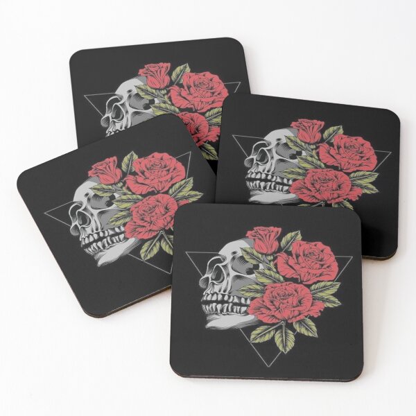 Item preview, Flowery skull designed and sold by florian999.