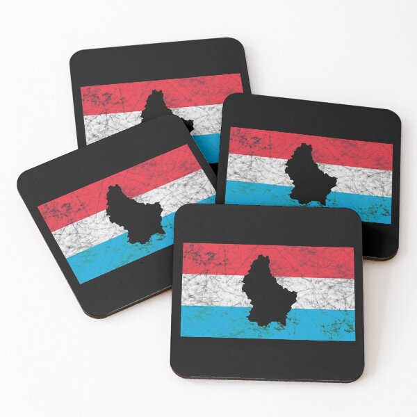 Item preview, Luxembourg Flag Silhouette designed and sold by crizzinho.