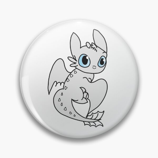 Item preview, Light Fury Chibi designed and sold by SonOfMcTed.