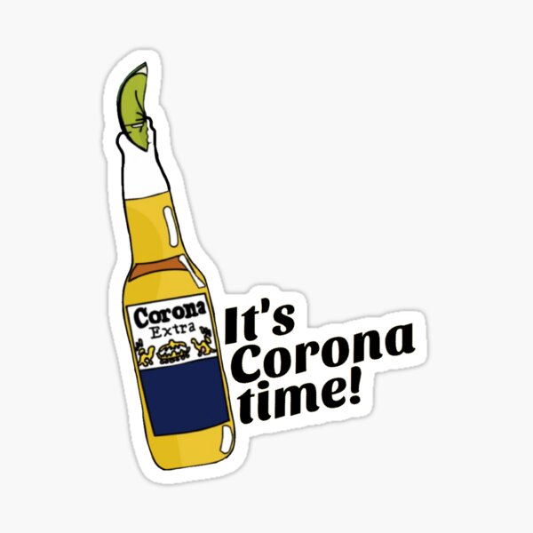 CORONA EXTRA BEER 20" x 10" REMOVABLE DECAL STICKER WINDOW CLING WALL DECOR NEW 