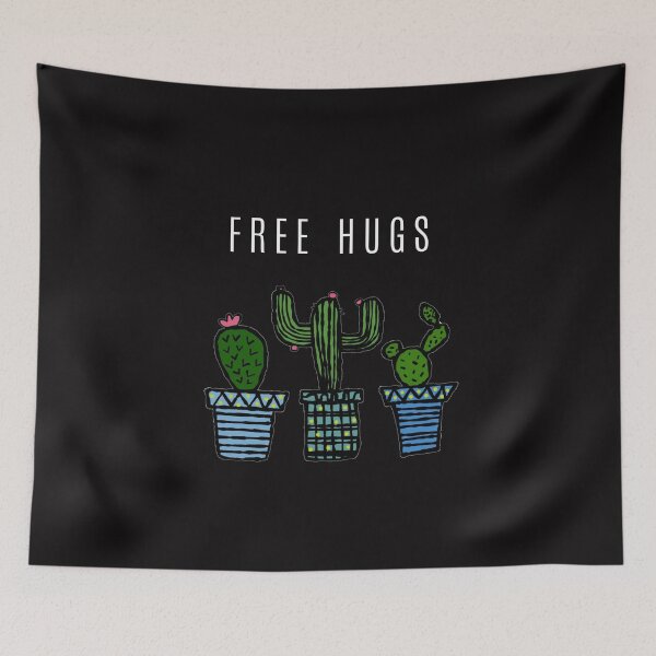 Item preview, Free Hugs Cactii Illustration designed and sold by Rudravi.